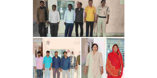 मद्य निषेध की छापेमारी में 23.600 लीटर चुलाई शराब बरामद, 13 गिरफ्तार